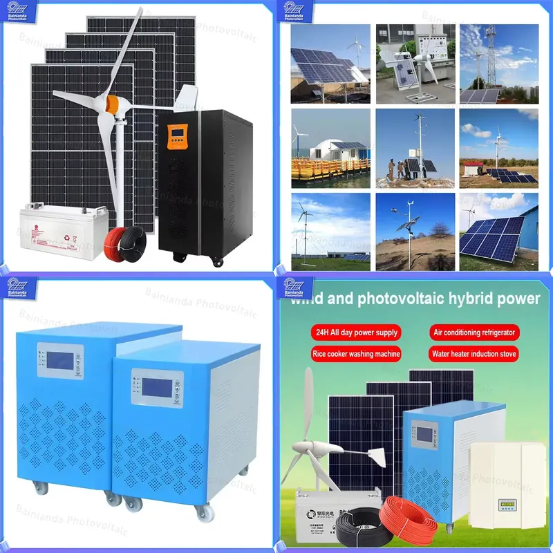 Wind Solar Hybrid Kit - Sistema de Generador Híbrido Eólico Solar