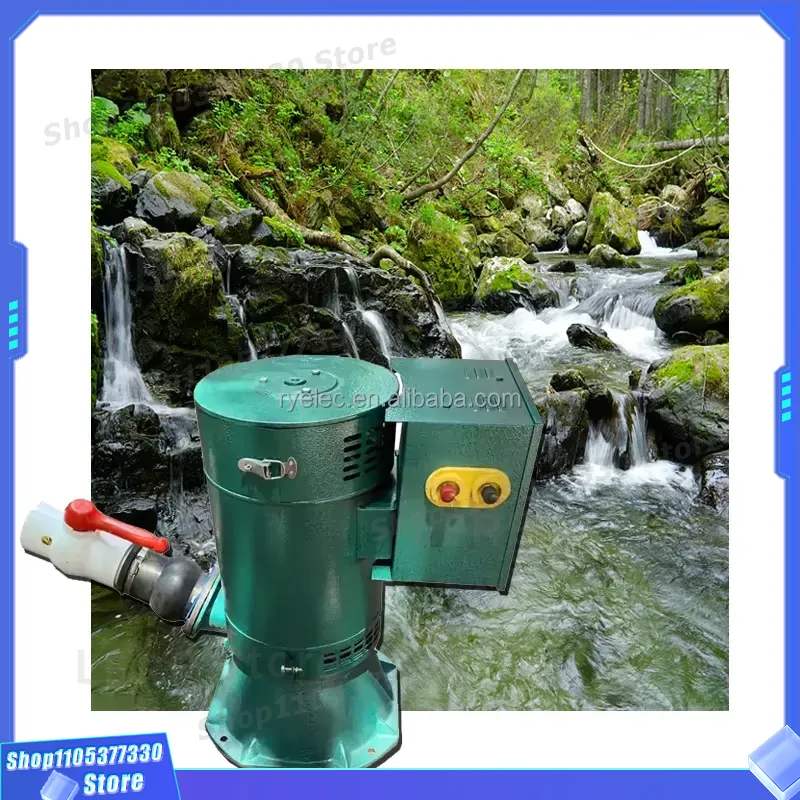 Renewable Energy Hydropower - Generador de turbina microhidráulica de 800W,