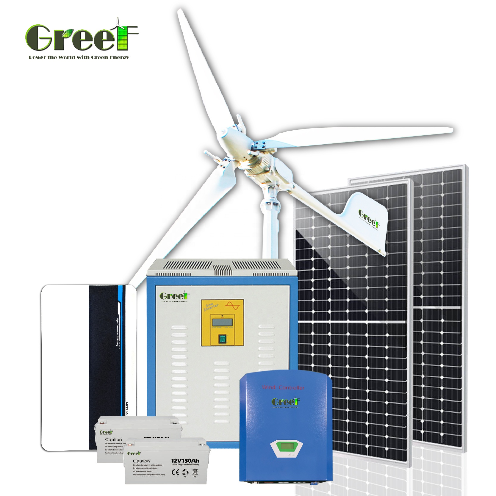 Kit Completo de Paneles Solare - Wind Solar Hybrid Kit reseña y precio