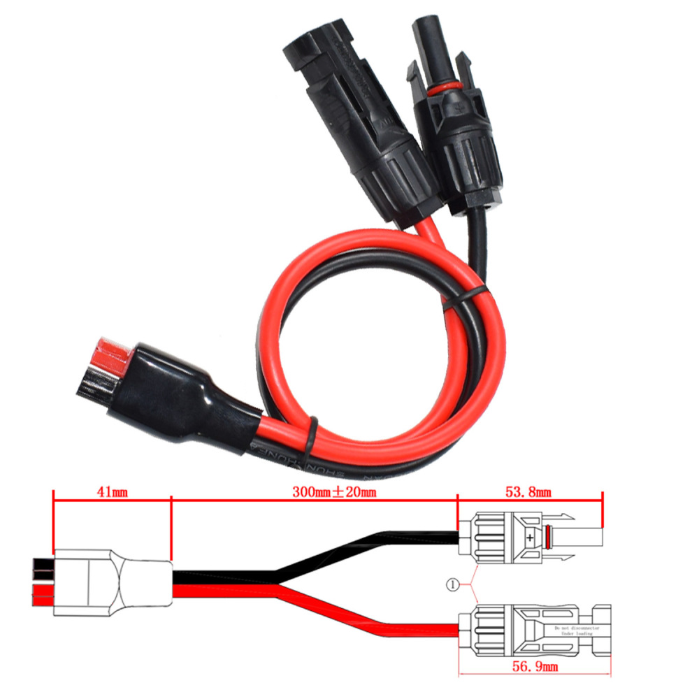 Cable Adaptador MC4 a 30A para - Solar Cable Mc4 Connector reseña y precio