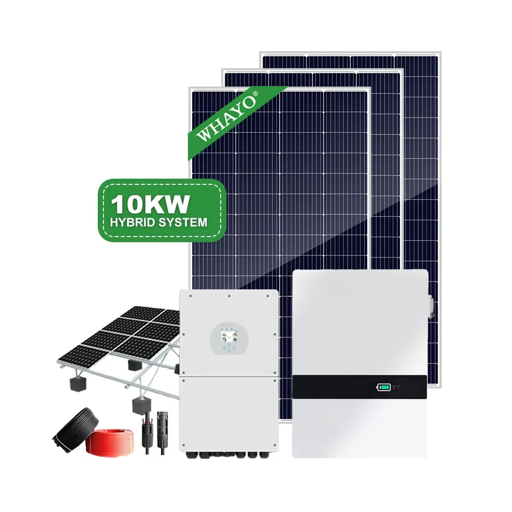 Sistema de Energía Solar Híbri - Solar Panel System 10Kw reseña y precio