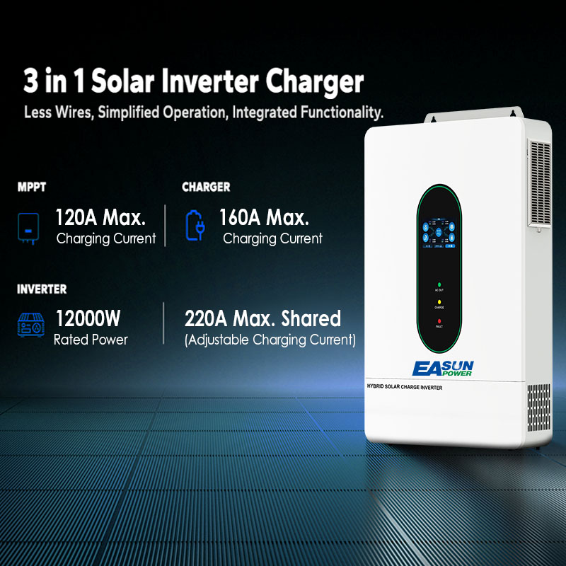 Inversor Solar Híbrido EASUN U - Mppt Charge Controller reseña y precio